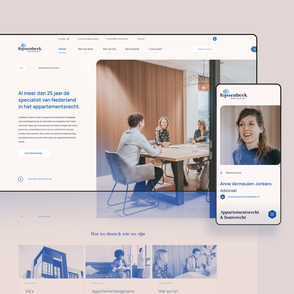 Rijssenbeek Advocaten - Nieuwe Huisstijl En Website!